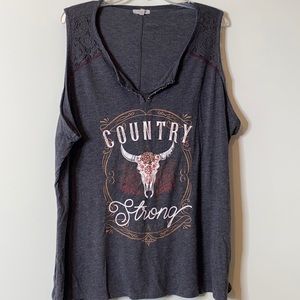 Country Strong stretch tank